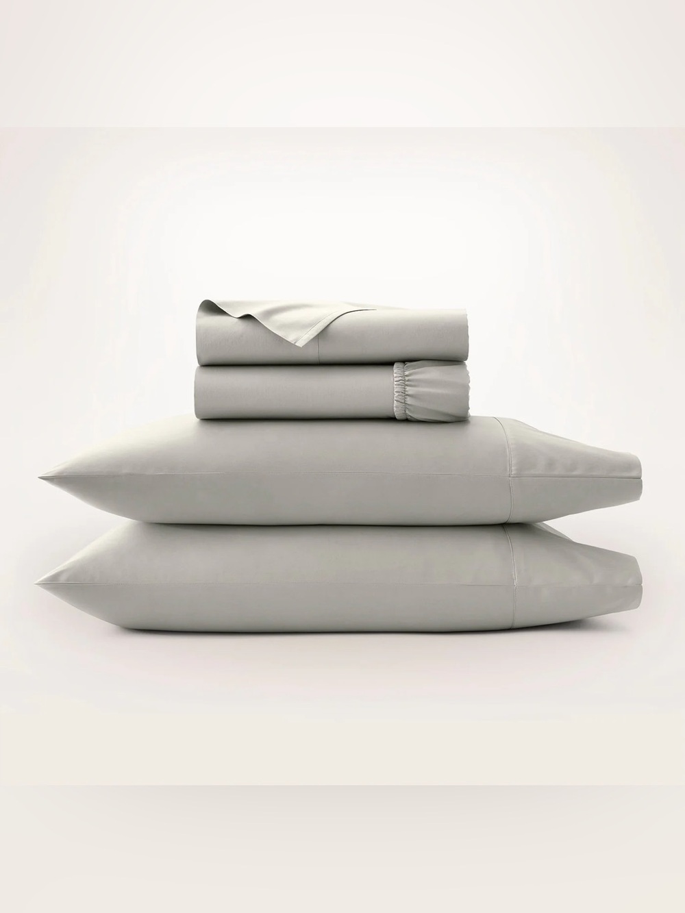 $299 pewter gray 6 pc California king boll & branch Signature Hemmed Sheet Set